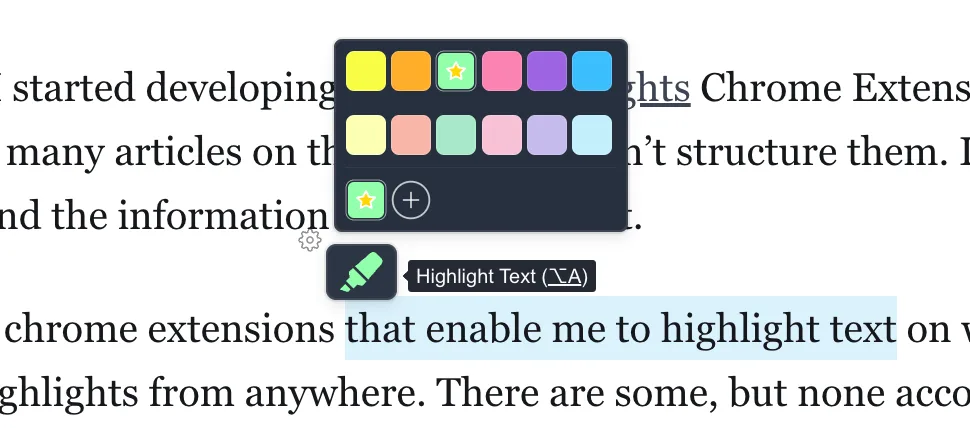 Highlight and annotate any website
