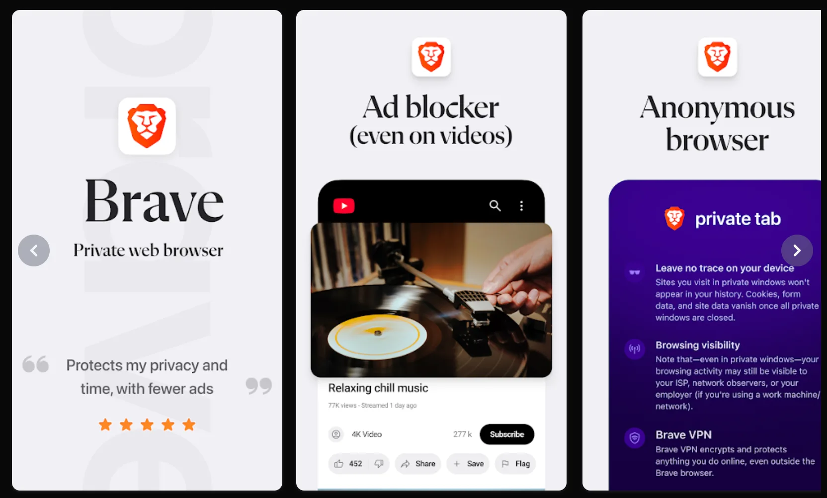 Brave Private Web Browser