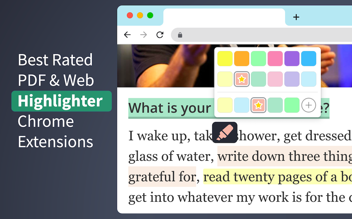 Web highlight Chrome Extentions