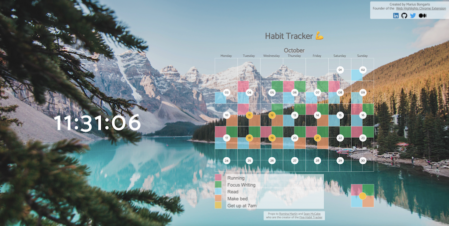 Our own New Tab Chrome Extension — Demo