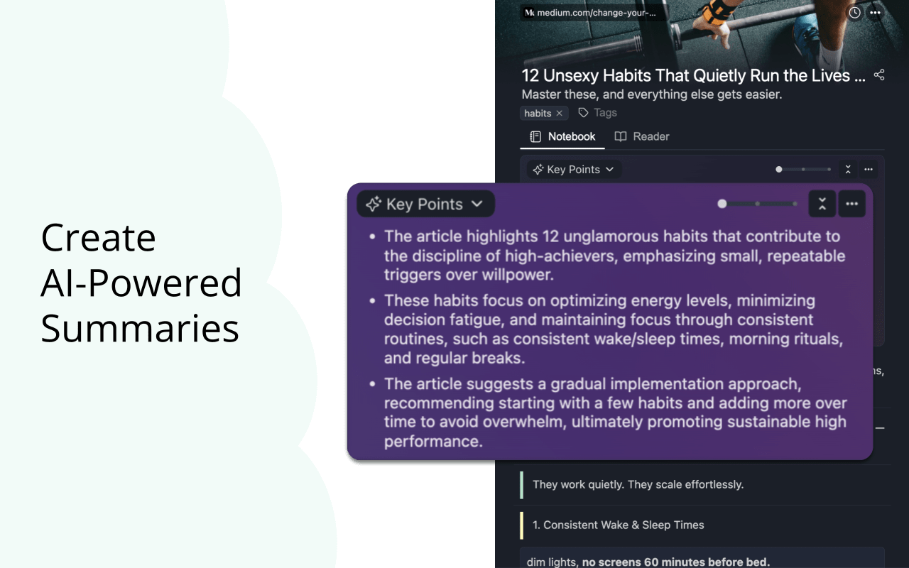 Create AI-Powered Summaries