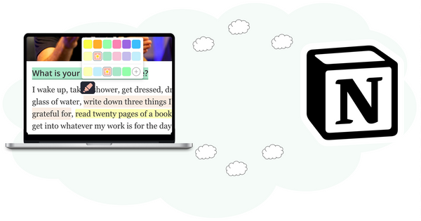 Export to Notion with Web Highlights